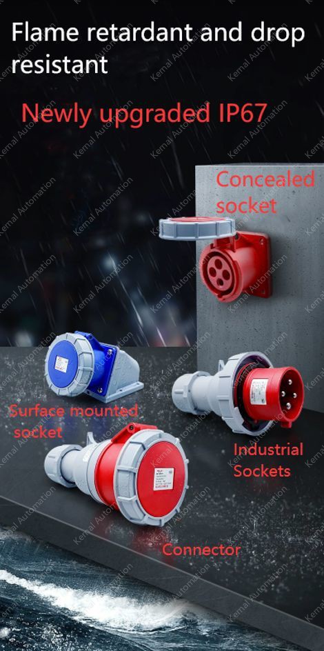 3 pole 125A connector